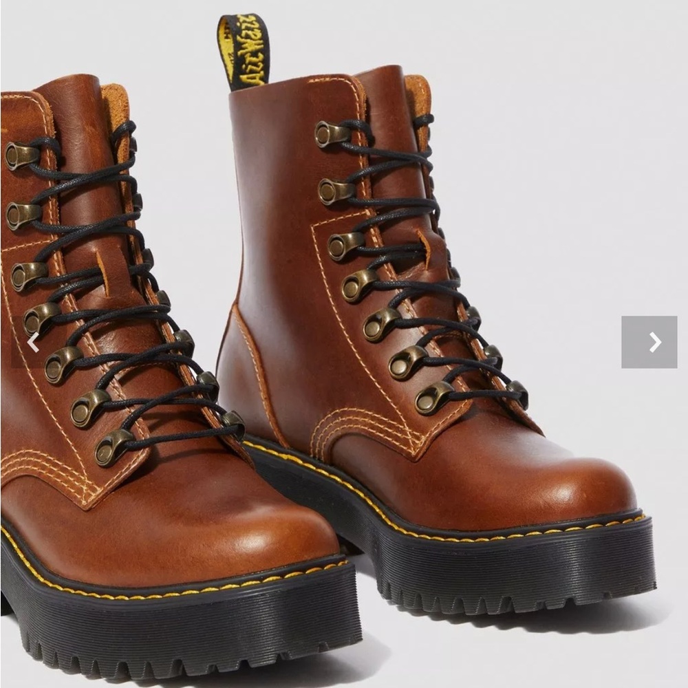Dr. Martens Brown Heeled Boots